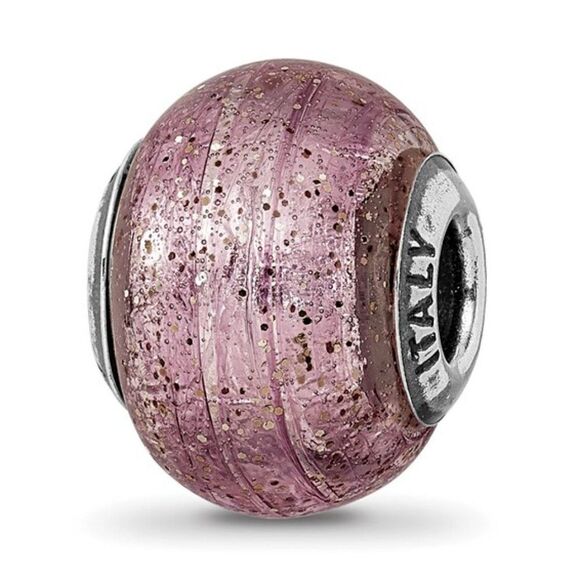 Sterling Silver Cuff Bangle with 13 Reflection Beads - Picture 7 of 16